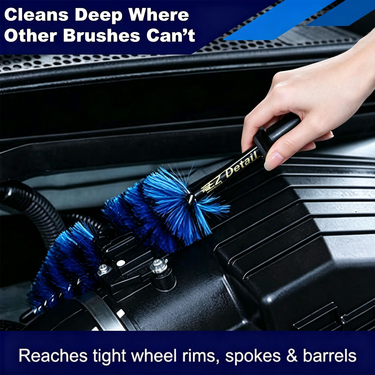 Car Tire Cleaning Brush Long H - Interior Detailing Kit review and price